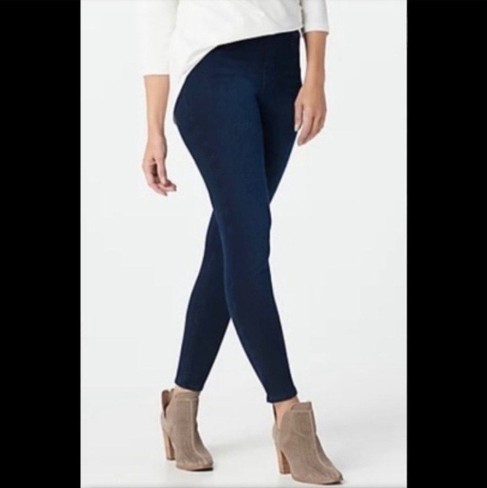 Women’s SPANX Dark Blue Jeggings Stretch Skinny Jeans, Small